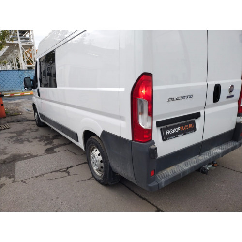 Фаркоп Лидер Плюс на FIAT Ducato 2006–  Арт. P107-F (кузов 250, L1,L2,L3) (от центра заднего колеса до края заднего бампера 1015мм)