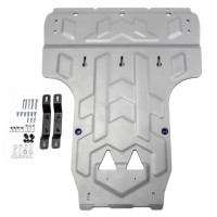 Защита Картера двигателя, КПП Rival для Audi A6 Allroad 2011-2019 (C7), Алюминий 3 мм - Арт. 333.0314.2