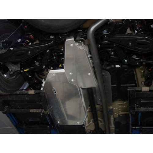 Защита Дифференциала ТСС для Hyundai Santa Fe 2018-2021 TM, Алюминий 4 мм - Арт. ZKTCC00375